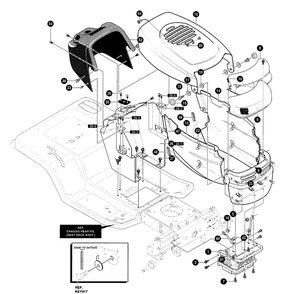 Part Location Diagram of 94075 Briggs and Stratton USE LBURG 094075